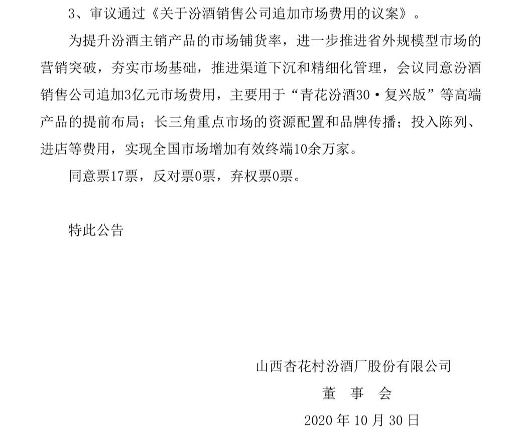 山西汾酒前三季度净利润为24.6亿元，同比增长43.78%