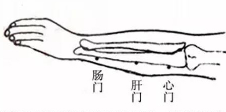 心门穴——治手麻，腹股沟痛